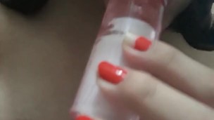 Jugando con mi vibrador para ustedes! de colombia 