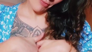 sweet sexy JOI Gia distracts you while you're working from home
