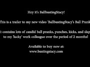 BallbustingStacy Ballbusting Pranks Trailer, Public Humiliation Funny Clothed Ball Punching Kicking