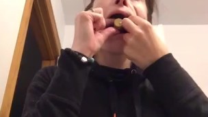 Piercing my cheeks