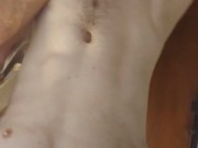 Pelirrojo paja semen acabada en calzoncillo sucio