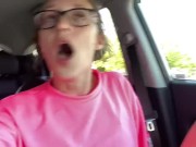 NEW Public Flashing and Masturbation Video! Ginger Banks 15/16