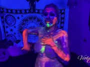 Slow and Sensual Glowpaint & Oil Dancing 11/16