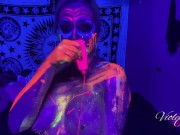 Slow and Sensual Glowpaint & Oil Dancing 14/16
