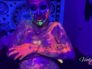 Slow and Sensual Glowpaint & Oil Dancing 15/16