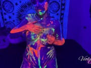 Slow and Sensual Glowpaint & Oil Dancing 3/16