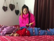 Mistress enjoy ruining 3 orgasm in a row during the cold season 2/16