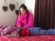 Mistress enjoy ruining 3 orgasm in a row during the cold season 3/16