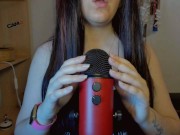 Ascolta suoni bagnati di risucchi sopra il tuo cazzo in Asmr con Blue Yeti 1/16