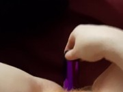 Hot redhead moaning loud while cuming
