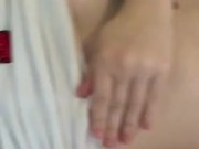 Sexy cuffed girl tease