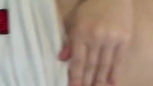 Sexy cuffed girl tease
