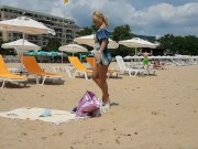 Hot girl public beach masturbate-A stranger gives him first anal 5/16