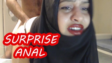 SURPRISE ANAL WITH MARRIED HIJAB WOMAN !