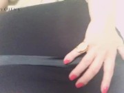 Moaning softly in a new short dress with sexy talk!  4/16