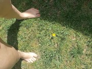 Quick Morning Pee Outside Very Yellow 7/16