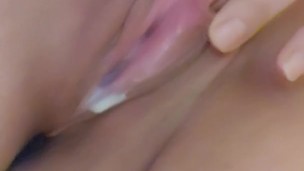 Horny Slut Creams Thinking of Big Cock