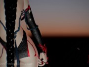 MMD R18 4k Kangxi with a Black mini skirt Dress - Phone Numbe - 1036 1/16