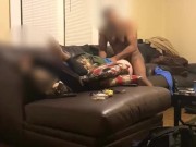 Double Team blonde thot with sunglasses 13/16