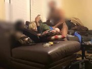 DOUBLE TEAM BLONDE THOT WITH SUNGLASSES PART. 2 2/16