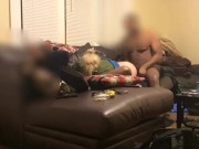 DOUBLE TEAM BLONDE THOT WITH SUNGLASSES PART. 2 9/16