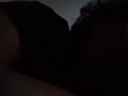 Sharing ebony thot sloppy mouth with friend 15/16