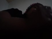 Sharing ebony thot sloppy mouth with friend 16/16