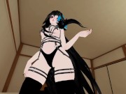 Sexy BDSM Black Blue Long Hair Gives Sex Therapy POV Lap Dance And Ride 2/16