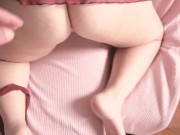 CUMSHOT POV MILF BIG ASS in lingerie. Curvy fucked and bathed in milk. Folllada y bañada en leche.  6/16