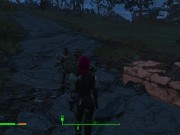 Got pregnant from a passerby right on the road | Fallout Porno 1/16