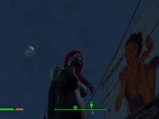 Got pregnant from a passerby right on the road | Fallout Porno 16/16
