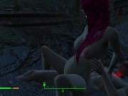 Got pregnant from a passerby right on the road | Fallout Porno 5/16