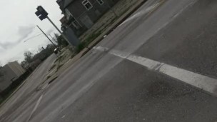 Man exposes himself. Walking down the streets of Detroit Michigan.