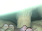 “IN it?” Step brother can’t believe I let him fuck my pussy on family couch 14/16