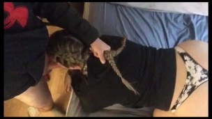 Big ass teen rides for cumshot