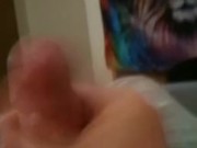 Big clean dick masturbation with cumshot