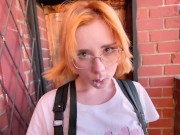 Schoolgirl Deep Sucking and Fucking Instead of Lessons 16/16