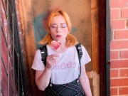 Schoolgirl Deep Sucking and Fucking Instead of Lessons 3/16