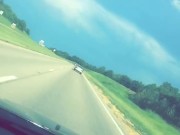 Boobs out while driving - Screenshot 13 of 16 - Tease