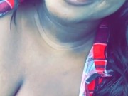 Boobs out while driving - Screenshot 16 of 16 - HD