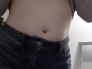 Redhead strip tease, add me on snapchat: iducane20