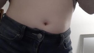 Redhead strip tease, add me on snapchat: iducane20