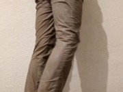 Guy Pissing Pants 3 Times