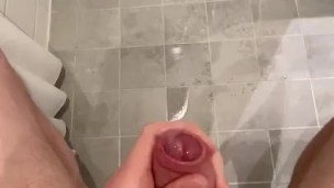 Quick jerk-off cumshot