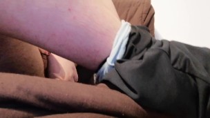 Slutty trans girl insert long buttplug in her slutty ass