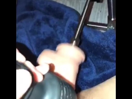 Fuck machine drills my slut pussy until I cum❤️ XL Speculum gape