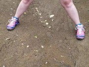 Standing piss at the river 