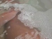 ChelsaBlue Feet Tease in the tub