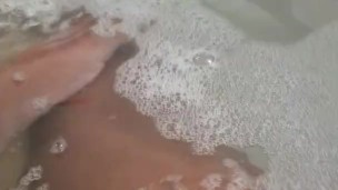ChelsaBlue Feet Tease in the tub
