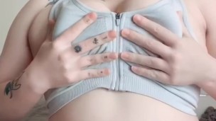 Paying with my big natural tits
